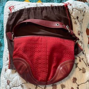 Vintage Coach Signature Collection Red